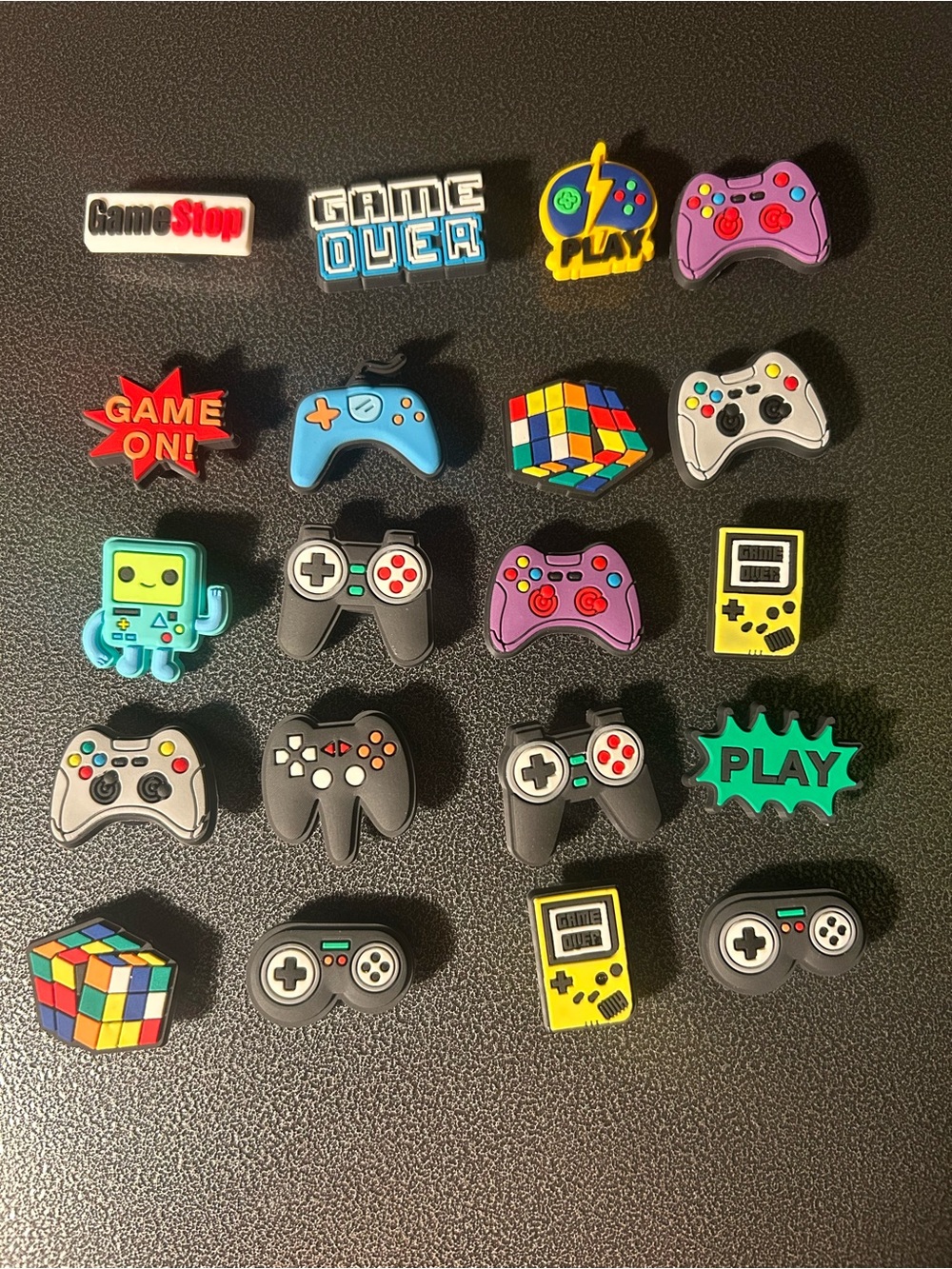 20 Assorted Video Game Controller Shoe Charm Set for Crocs, Jibbitz